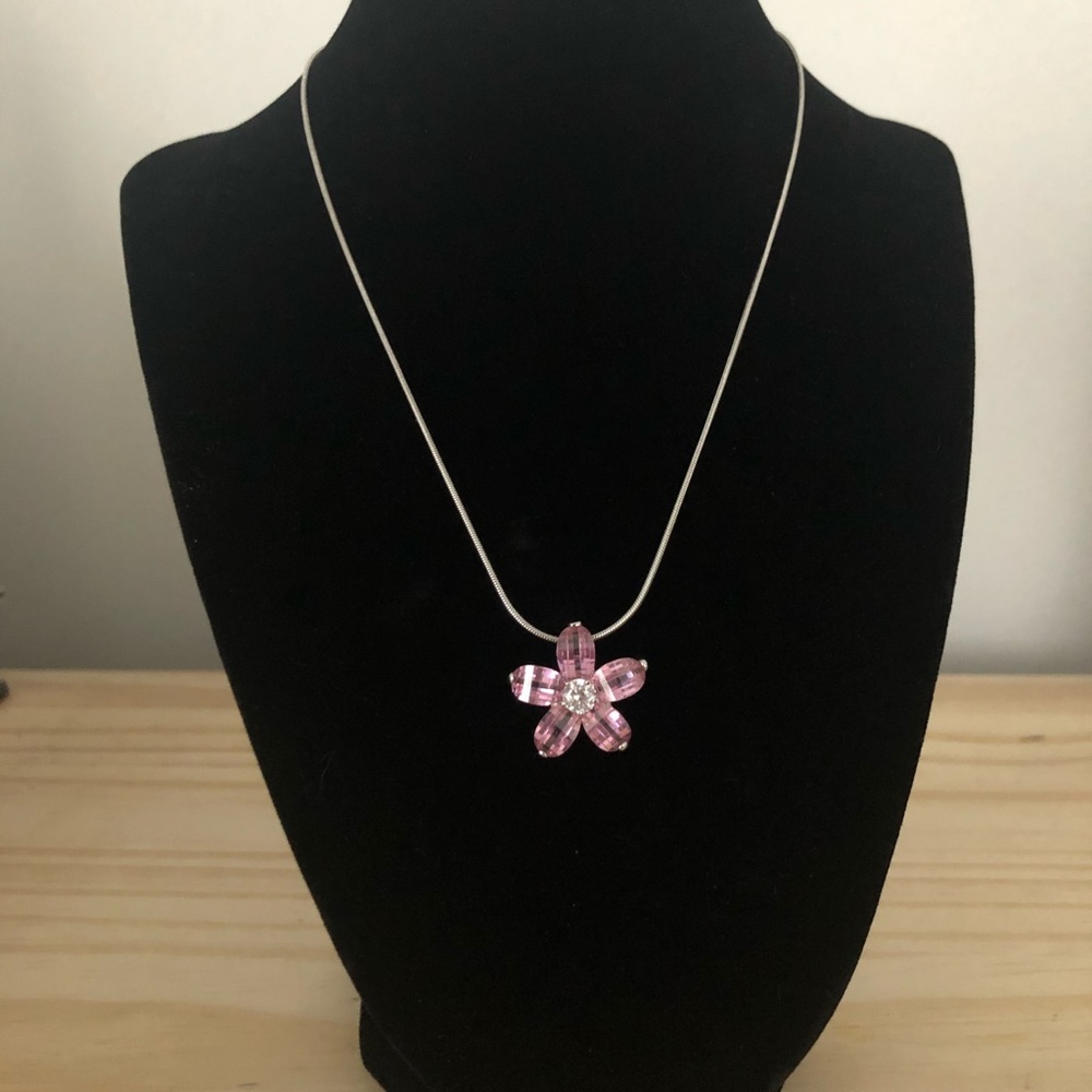 Crystal Flower Necklace